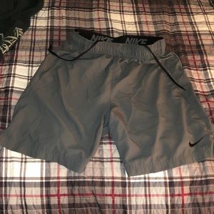 Nike Gray Athletic Shorts